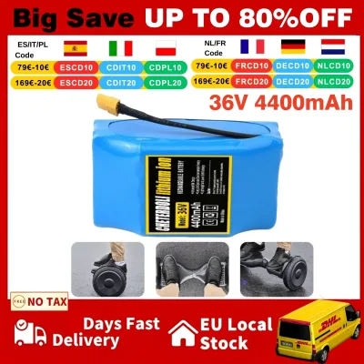 Batterie Li-ion 36 V 4400 mAh pour hoverboard