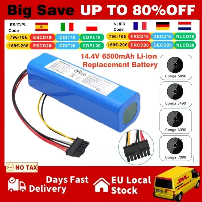 Batterie Li-ion 6500 mAh aspirateur robot