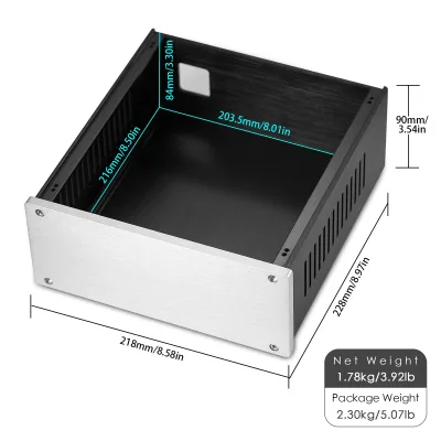 Boîtier d'amplificateur en aluminium à monter – image 2