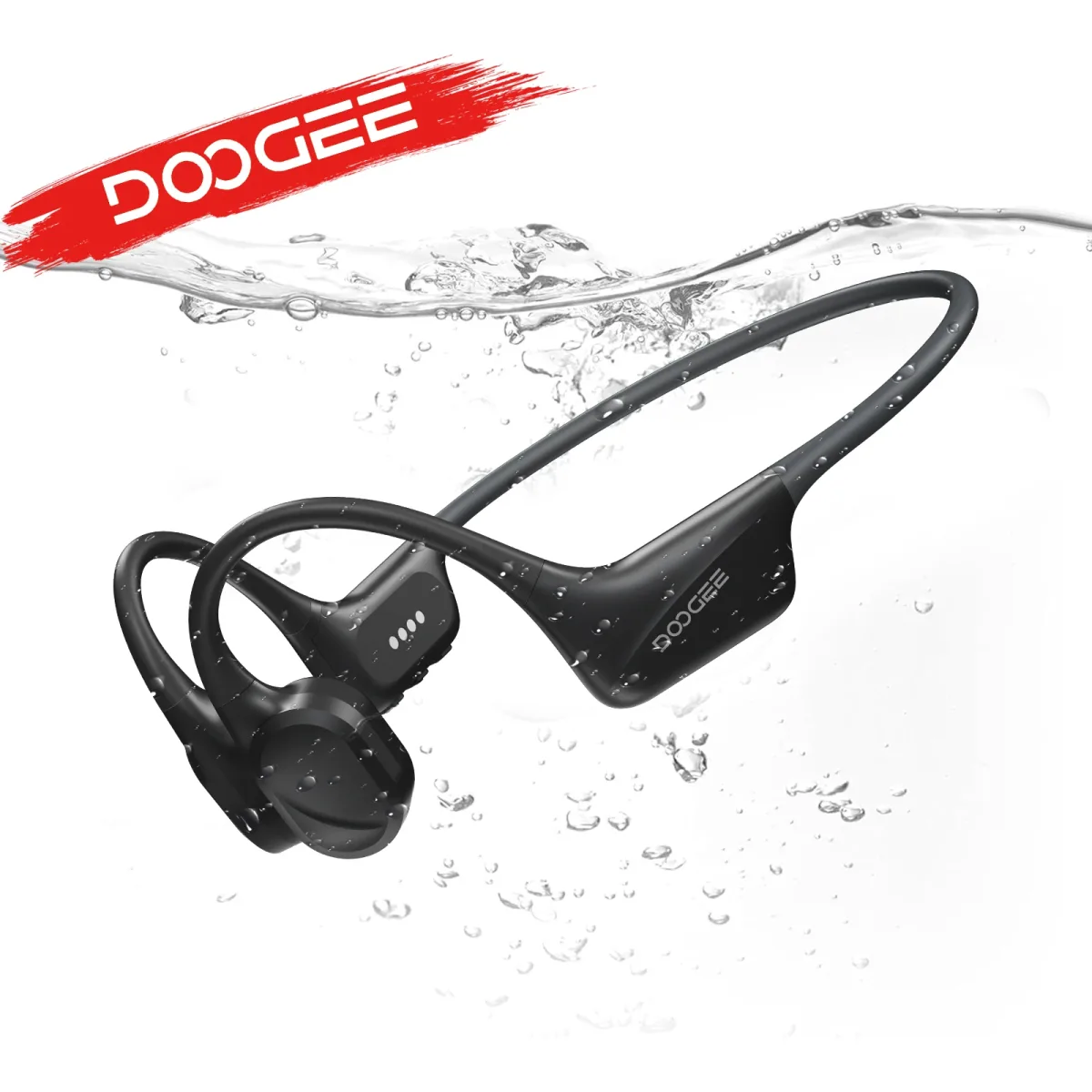 Casque à conduction osseuse pour la natation