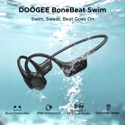 Casque à conduction osseuse pour la natation – image 2