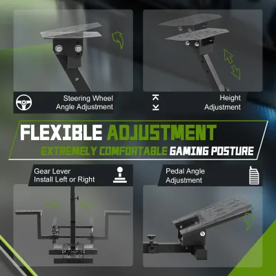 Cockpit de simulation de course réglable – image 3