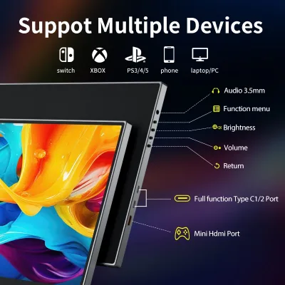 Écran portable 15,6 pouces Full HD USB-C – image 2