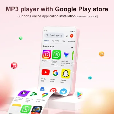 Lecteur MP3 Bluetooth Wi-Fi à écran tactile – image 2