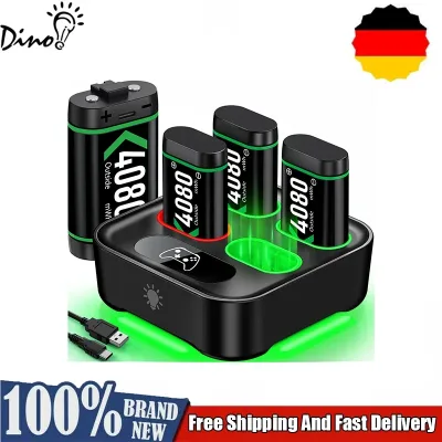 Lot de 4 batteries rechargeables pour manette