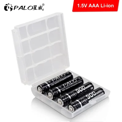 Piles rechargeables AAA Li-ion avec chargeur – image 2