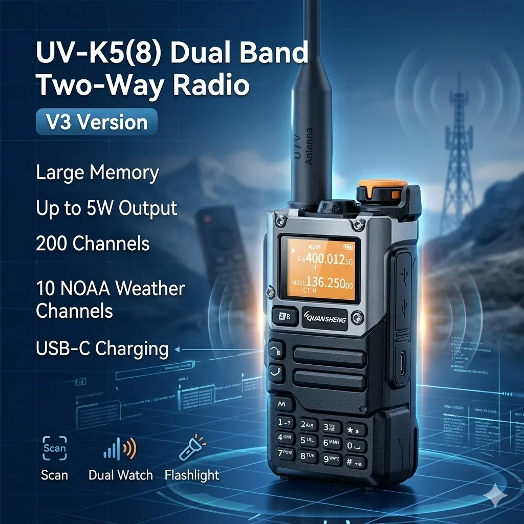 Radio bidirectionnelle portable 200 canaux