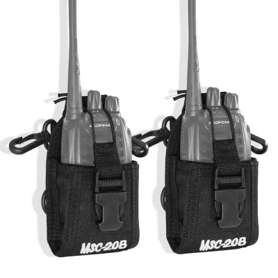 Sac de rangement en nylon pour talkie-walkie