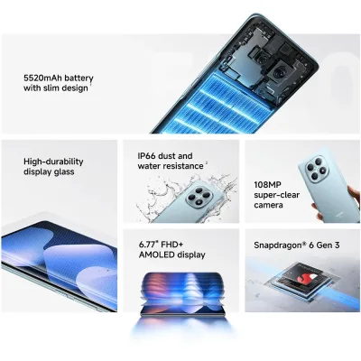 Smartphone 5G à écran de 17 cm et NFC – image 2
