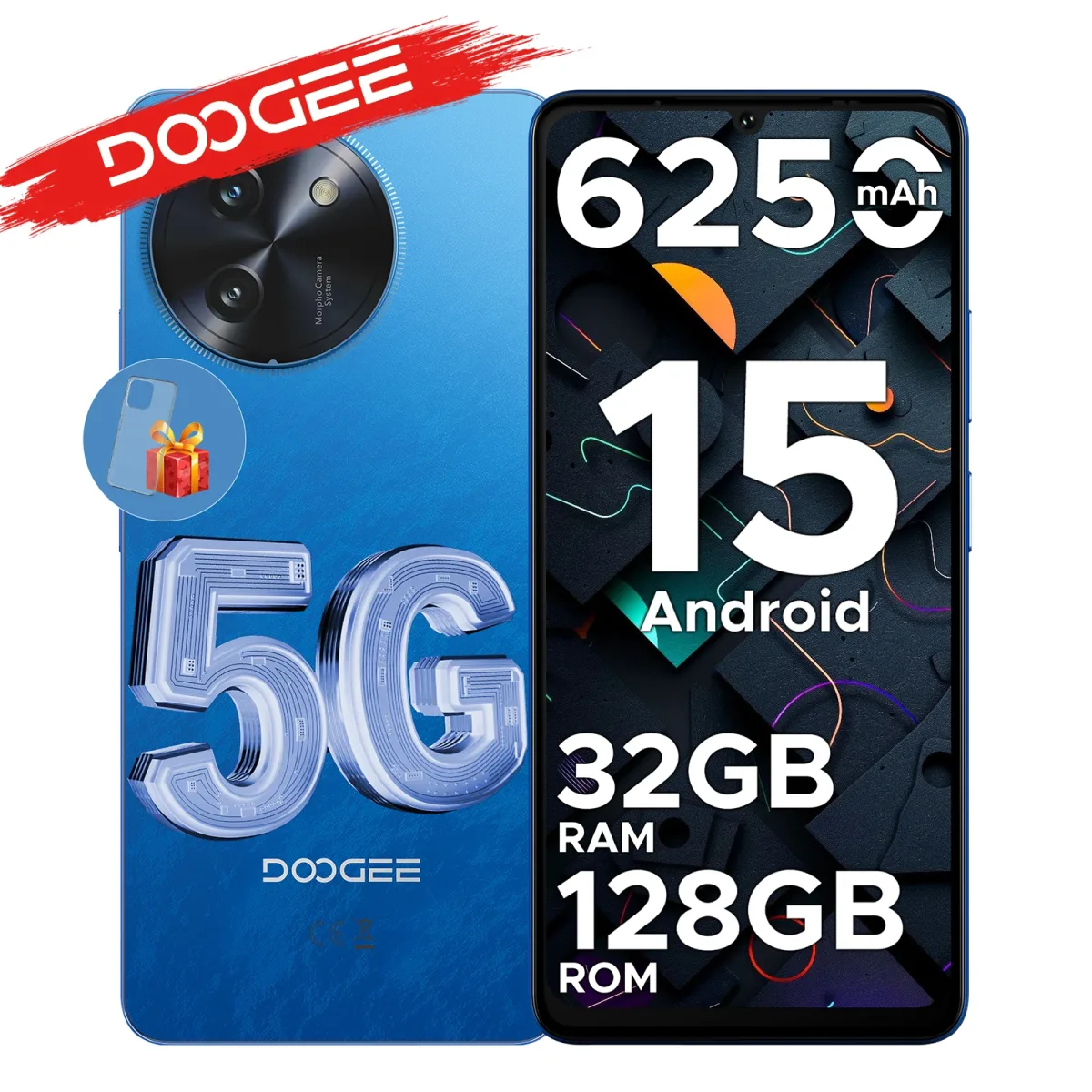 Smartphone 5G Note 59 écran 6,75 pouces