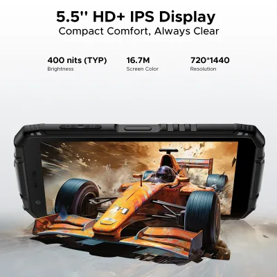 Smartphone robuste écran 5,5 pouces, 12 Go – image 2