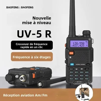 Talkie-walkie portable double bande 128 canaux